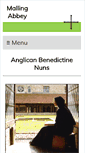 Mobile Screenshot of mallingabbey.org