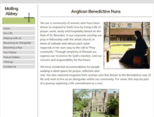 Tablet Screenshot of mallingabbey.org